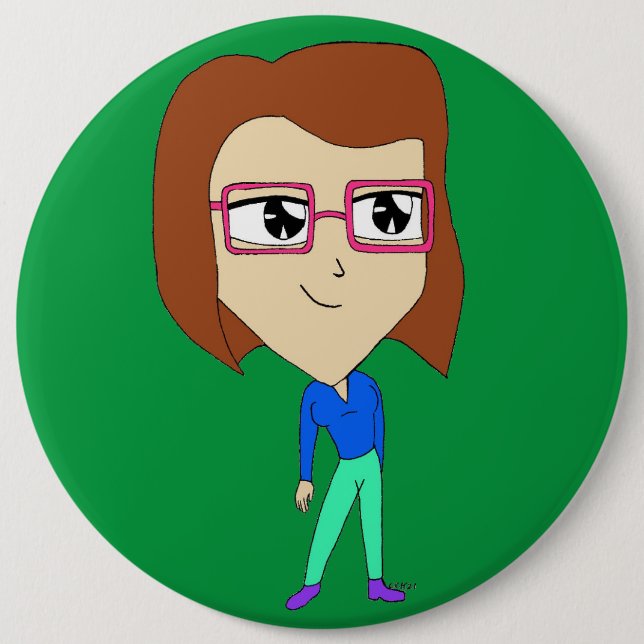 Badge Rond 15,2 Cm chibi (Devant)