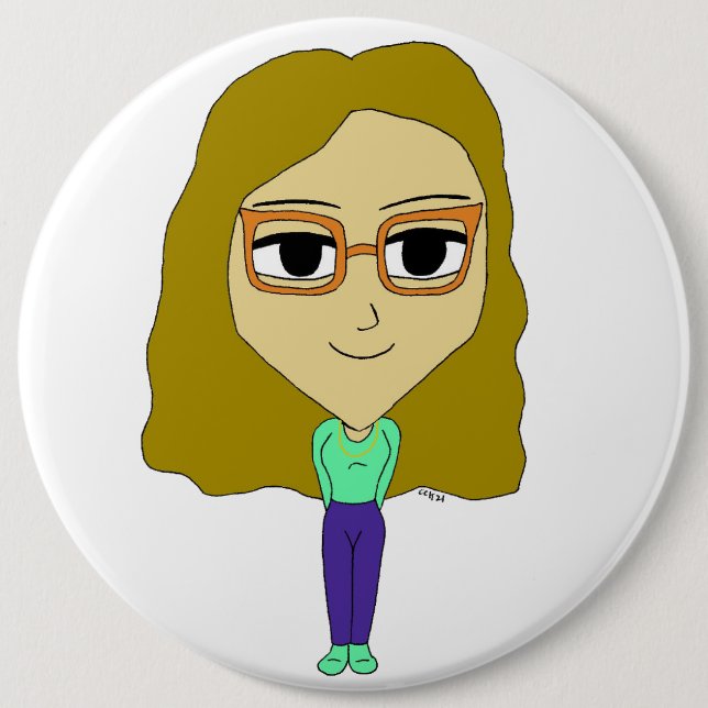 Badge Rond 15,2 Cm chibi (Devant)