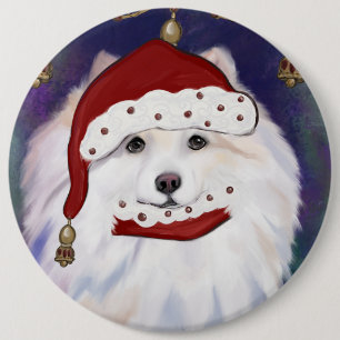Badge Rond 15,2 Cm Chien esquimau américain