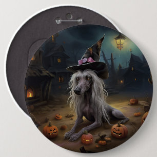 Badge Rond 15,2 Cm Citrouilles Crête-de-coq Chinoises Halloween Épouv
