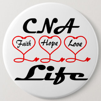 Badge Rond 15,2 Cm CNA Hope Love Faith