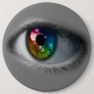 Badge Rond 15,2 Cm COLOSSAL Rainbow Eyeball 6 pouces boutons Pins