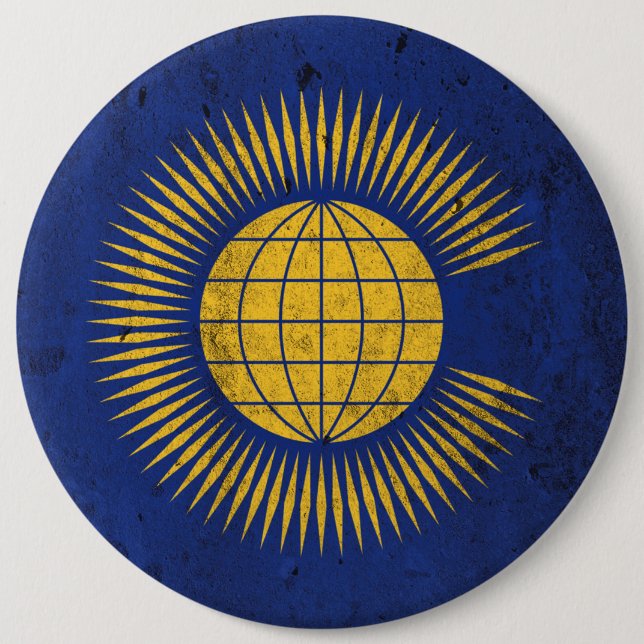 Badge Rond 15,2 Cm Commonwealth (Devant)