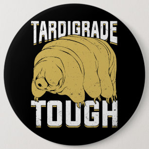 Badge Rond 15,2 Cm Conception d'ours d'eau dure Tardigrade pour micro
