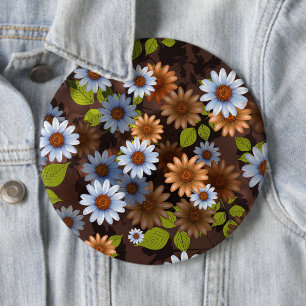 Badge Rond 15,2 Cm Conception Florale 2