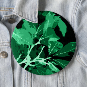Badge Rond 15,2 Cm Couleurs d'automne, feuille 7