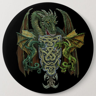 Badge Rond 15,2 Cm Crest dragon