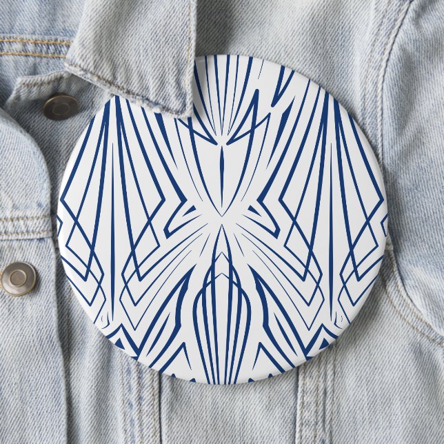 Badge Rond 15,2 Cm Crystal 3 (En situation)