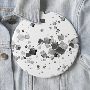 Badge Rond 15,2 Cm Cubes colorés 3