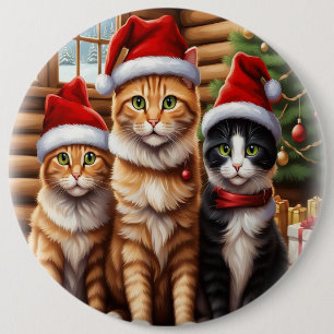 Badge Rond 15,2 Cm Cute Kittens