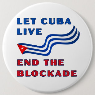 Badge Rond 15,2 Cm Débloquer Cuba
