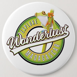 Badge Rond 15,2 Cm Découvrez Madagascar merveilleuse