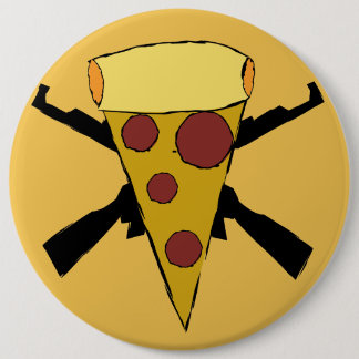 Badge Rond 15,2 Cm Défendez la goupille punk de pizza de bruit
