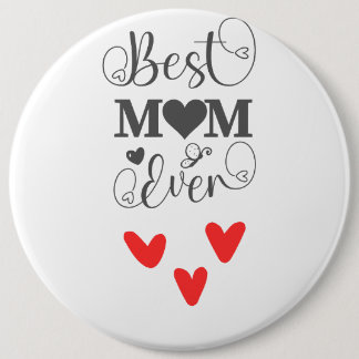 Badge Rond 15,2 Cm Design élégant pour le coeur et le papillon pour l
