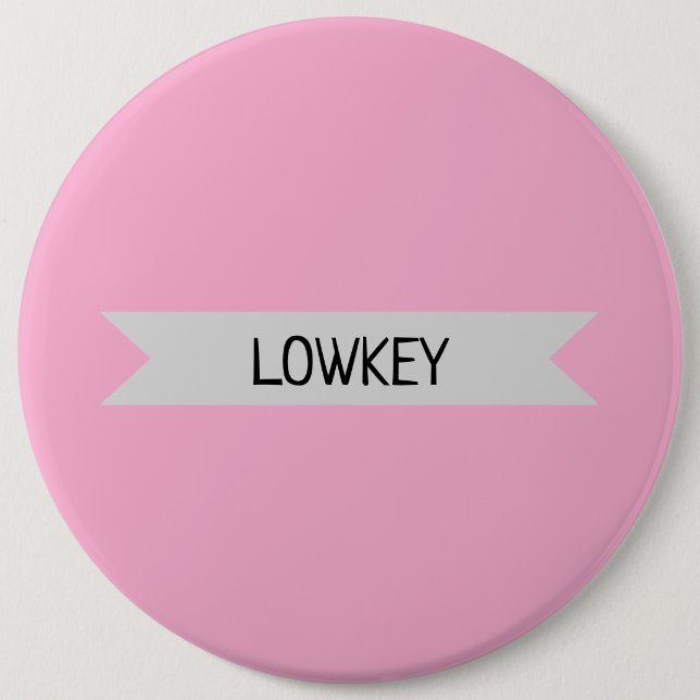 Badge Rond 15,2 Cm discrètement (Devant)