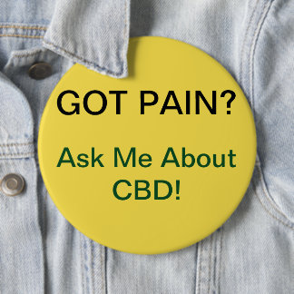 Badge Rond 15,2 Cm Douleur obtenue ? Buttion