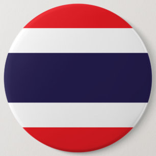 Badge Rond 15,2 Cm Drapeau de la Thaïlande