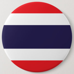Badge Rond 15,2 Cm Drapeau Thaïlande