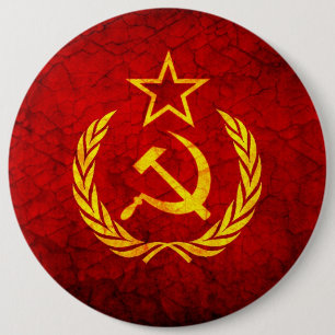 Badge Rond 15,2 Cm Drapeau vintage de CCCP