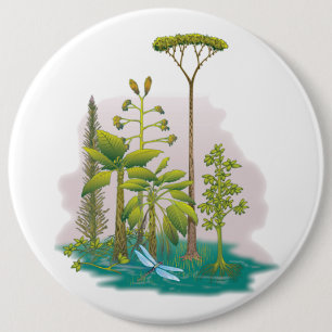 Badge Rond 15,2 Cm Écologie : plantez un arbre -