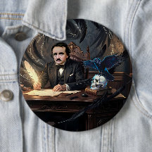 Edgar A. Poe composant Le Corbeau dans des rêves g