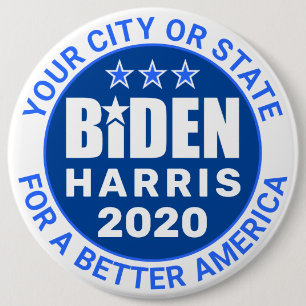 Badge Rond 15,2 Cm Élection présidentielle de Biden Harris 2020 Pol
