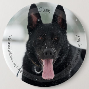 Badge Rond 15,2 Cm Éloge d'animaux de compagnie HAMbyWG