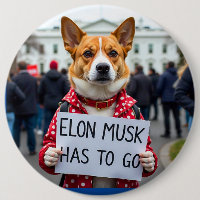 Elon Musk doit aller Dog Pin
