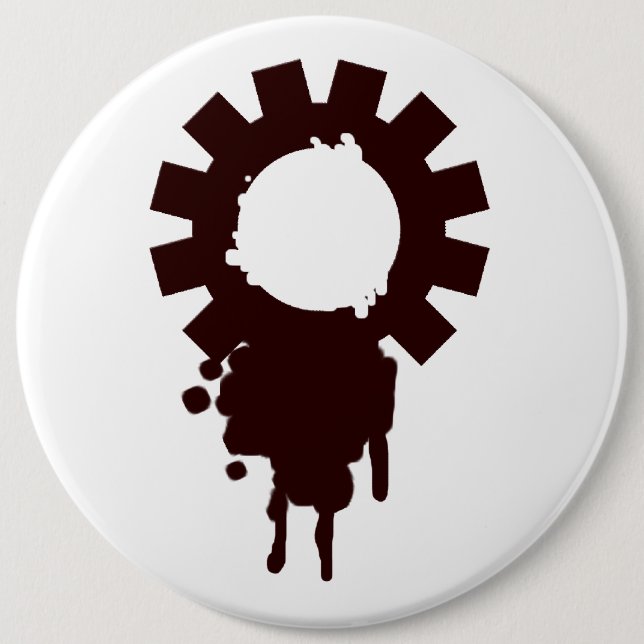 Badge Rond 15,2 Cm Embraye le logo (Devant)