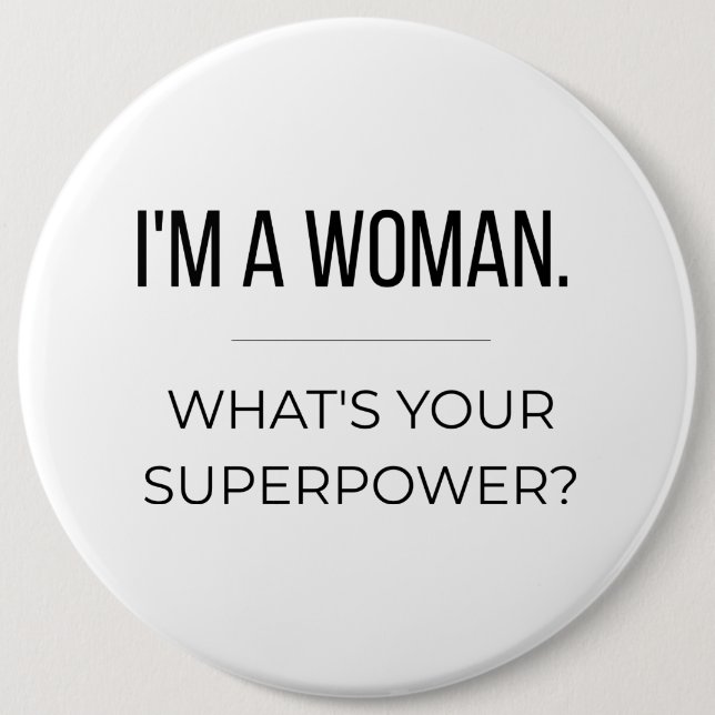 Badge Rond 15,2 Cm Empowering Gift for Women (Devant)