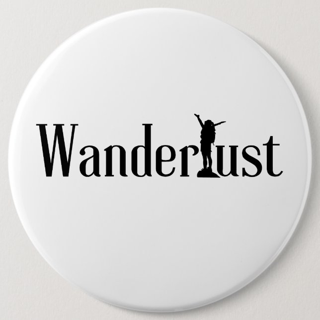 Badge Rond 15,2 Cm Envie de voyager (Devant)