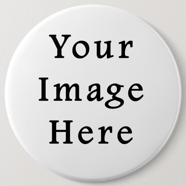 Badge Rond 15,2 Cm Épingle à bouton rond extra large colossal - Custo (Devant)