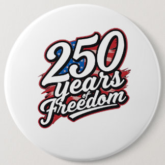 Badge Rond 15,2 Cm Épingle de liberté de l'Amérique 250 ans