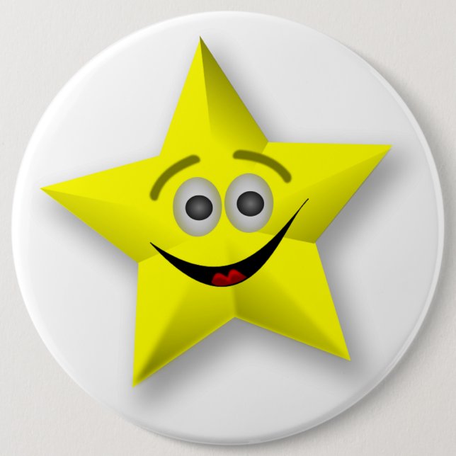 BADGE ROND 15,2 CM FACE STAR (Devant)