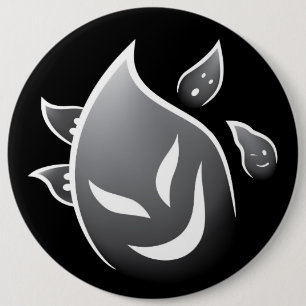 Badge Rond 15,2 Cm Fantômes éffrayants