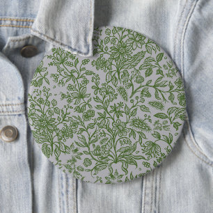 Badge Rond 15,2 Cm Fleurs décoratives 11