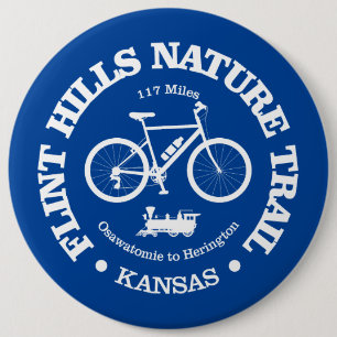 Badge Rond 15,2 Cm Flint Hills Nature Trail (cyclisme)