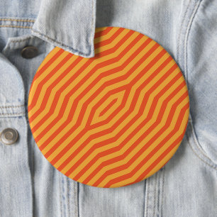 Badge Rond 15,2 Cm Fond de rayures diagonales symétriques 8