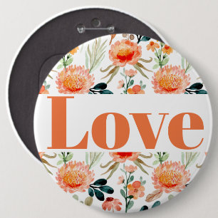 Badge Rond 15,2 Cm Fruit de l'Esprit Bouton - Amour