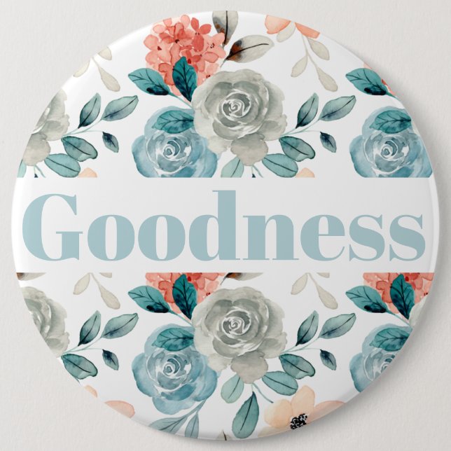 Badge Rond 15,2 Cm Fruit de l'Esprit Bouton - Bonté (Devant)