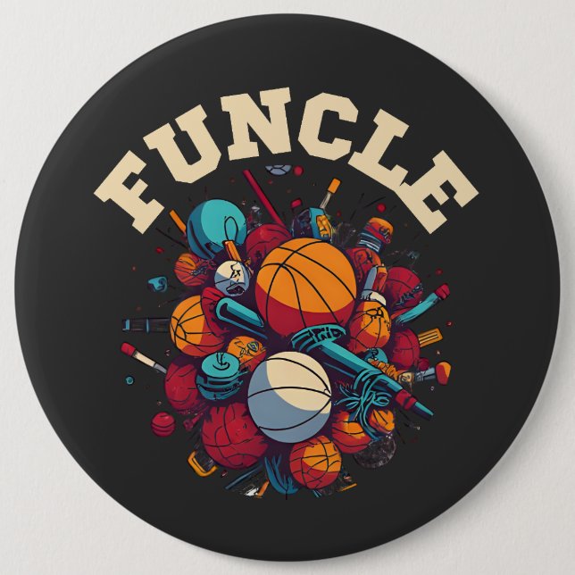 Badge Rond 15,2 Cm Funcle (Devant)