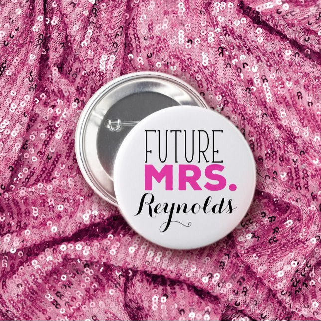 Badge Rond 15,2 Cm Future Mme (Créateur téléchargé)
