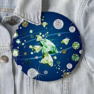 Badge Rond 15,2 Cm Galaxie de diamant 11