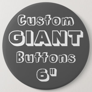 Badge Rond 15,2 Cm Géant 6" insigne de Pin de bouton