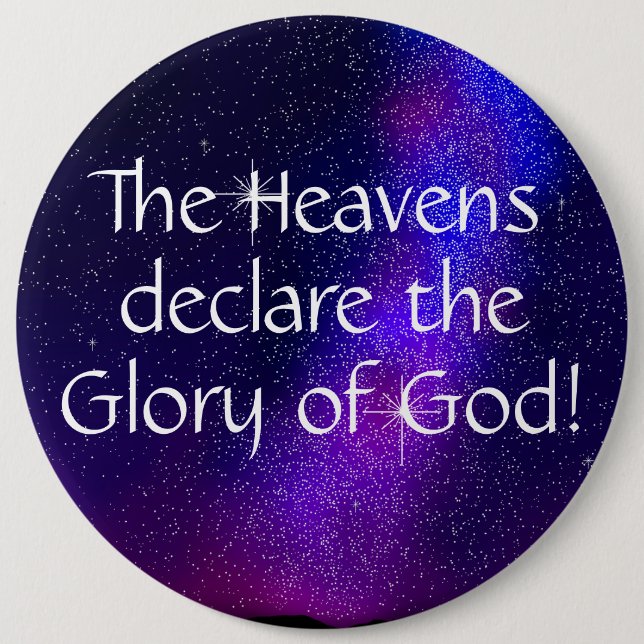 Badge Rond 15,2 Cm Gloire de Dieu (Devant)