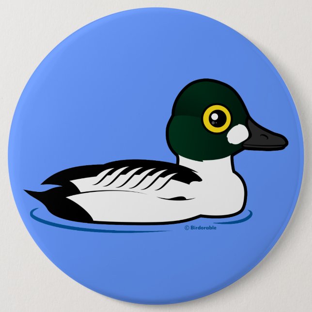 Badge Rond 15,2 Cm Goldeneye de terrain communal de Birdorable (Devant)