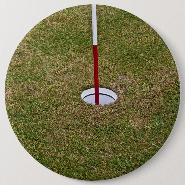 Badge Rond 15,2 Cm Golf (Devant)