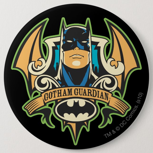 Badge Rond 15,2 Cm Gotham Guardian (Devant)