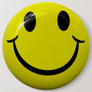 Badge Rond 15,2 Cm Grand bouton de visage