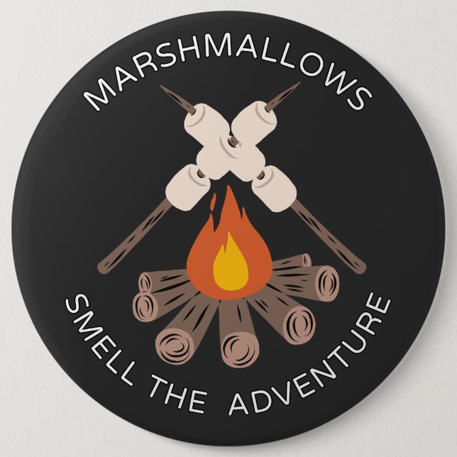 Badge Rond 15,2 Cm Guimauves (Devant)